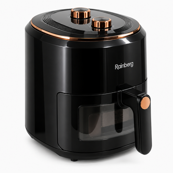 Friteuză cu aer cald Rainberg RB-2242 6 l 3800 W cu temporizator pentru casă